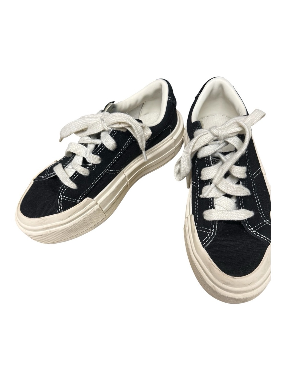 Converse All Star Cruise Low Top Platform Sneakers in Black and Cream 5.5 - Picture 5 of 12